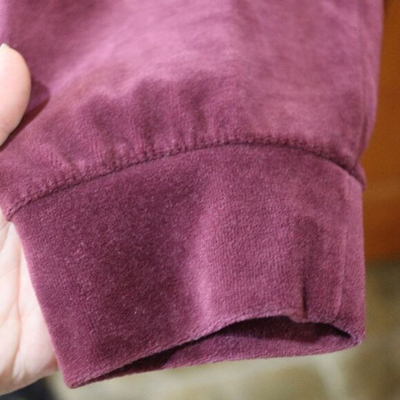 Juicy Couture Maroon & Gold Velour Jogger Pants Y2K Medium - Picture 12 of 12